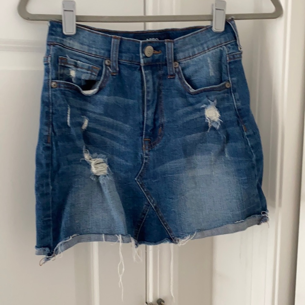 Aeropostale jean skirt size 0
